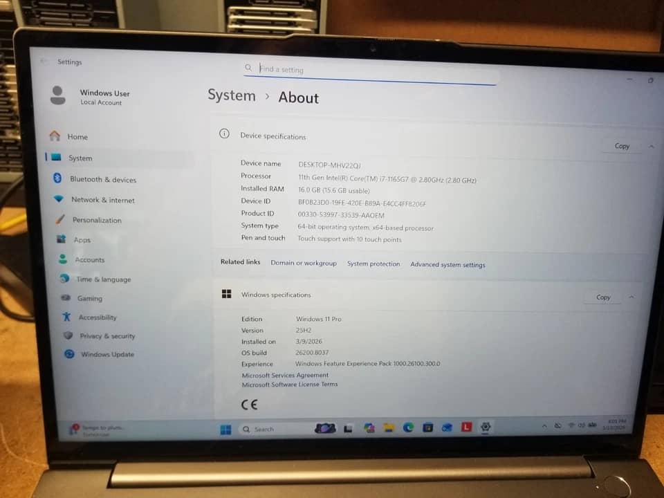 Lenovo ThinkBook 15 G2 ITL Computers 1TB 16GB Refurbished - Excellent