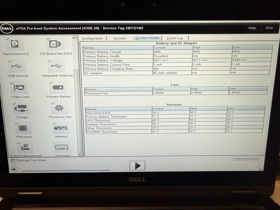 Dell Latitude 5289 Computers 256GB 16GB Used - Good