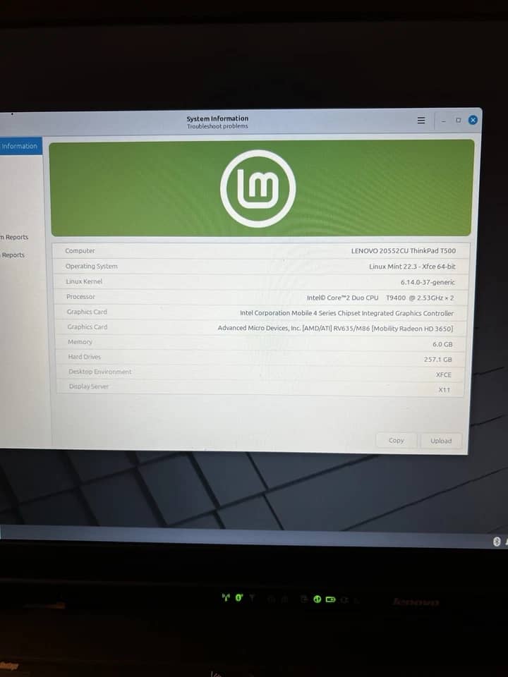Lenovo ThinkPad T500 Computers 120GB 4GB Used - Good