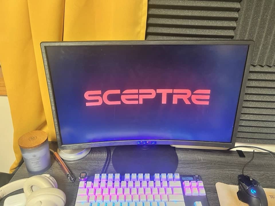 Sceptre C248W Monitors Black New