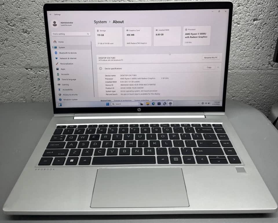 HP ProBook 445 G8 Computers Refurbished - Excellent 512GB 12GB