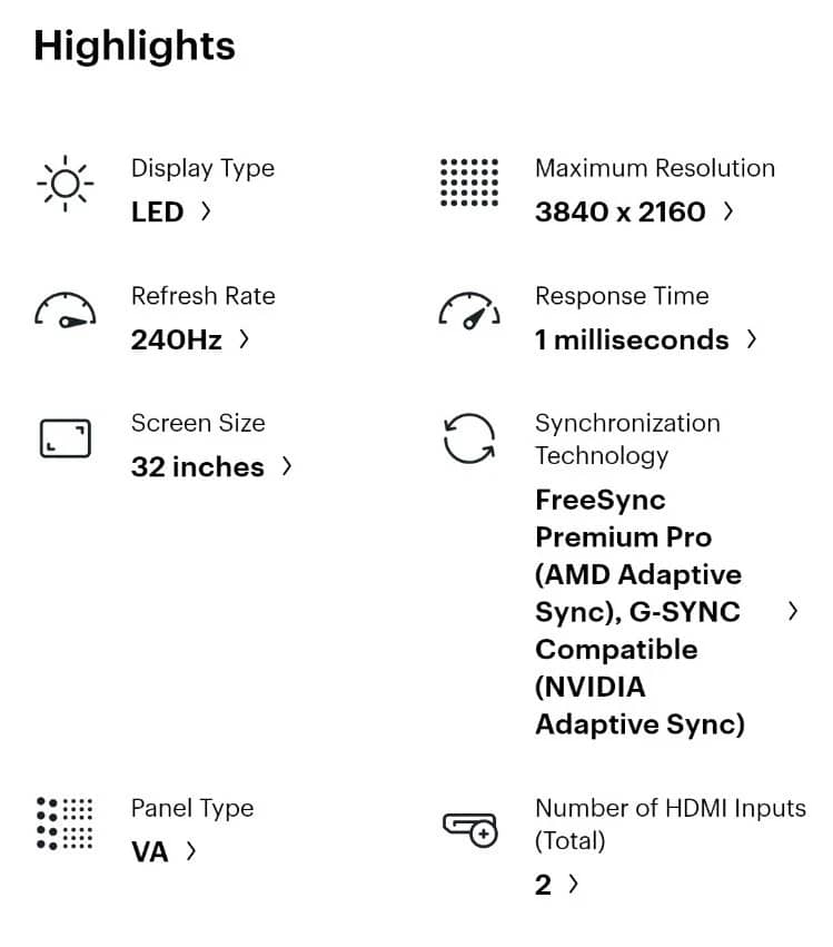 Samsung LS32BG852N Monitors New