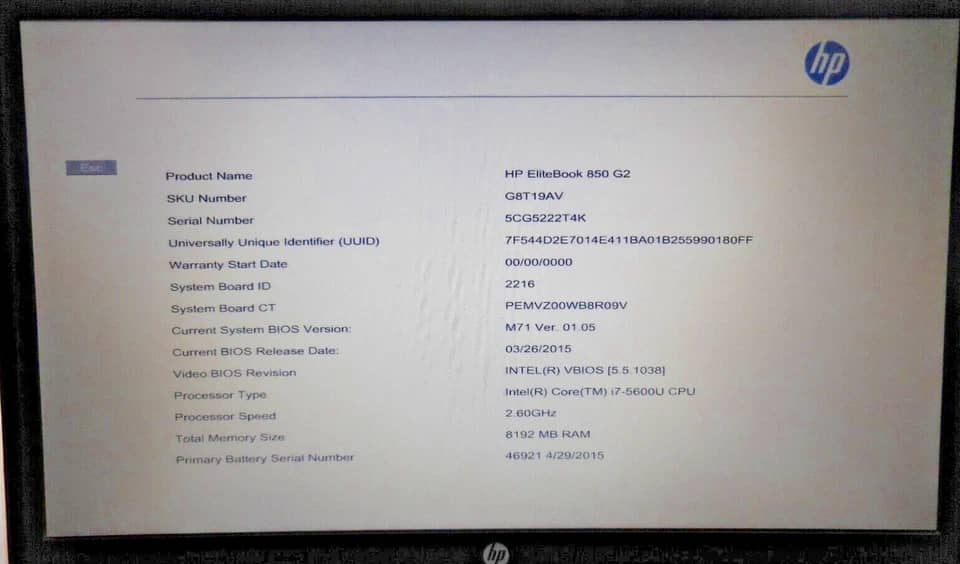 HP EliteBook 850 G2 Computers 1TB 8GB Used - Good