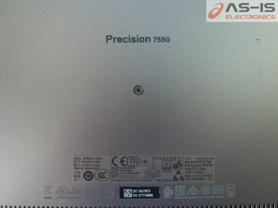 Dell Precision 7550 Computers 1000GB 32GB Refurbished - Excellent