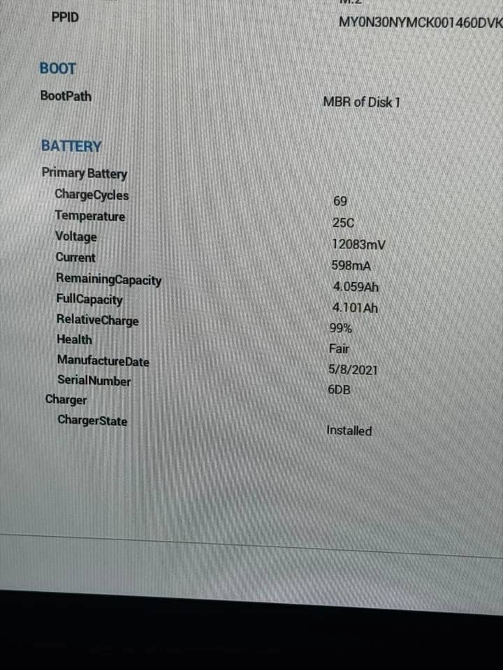 Dell XPS 17 9700 Computers 1TB 16GB Used - Good