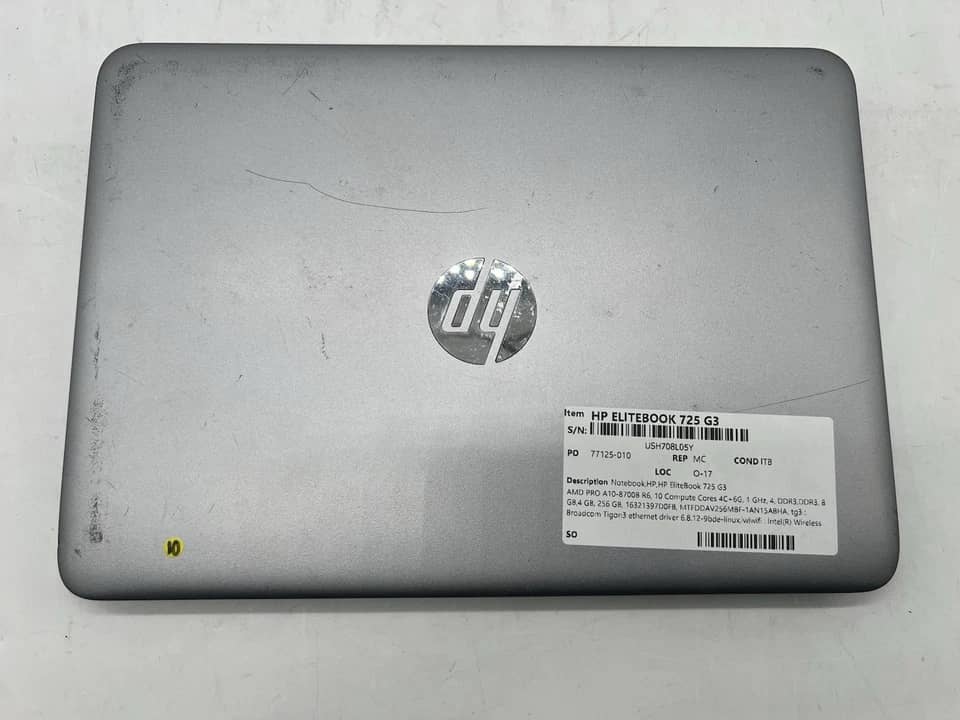 HP 725 G3 Computers 256GB 8GB Used - Good