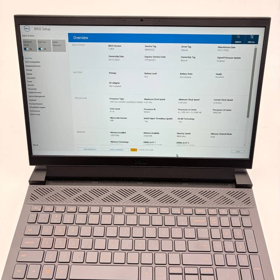 Dell G15 5520 Computers 1000GB 16GB Refurbished - Excellent