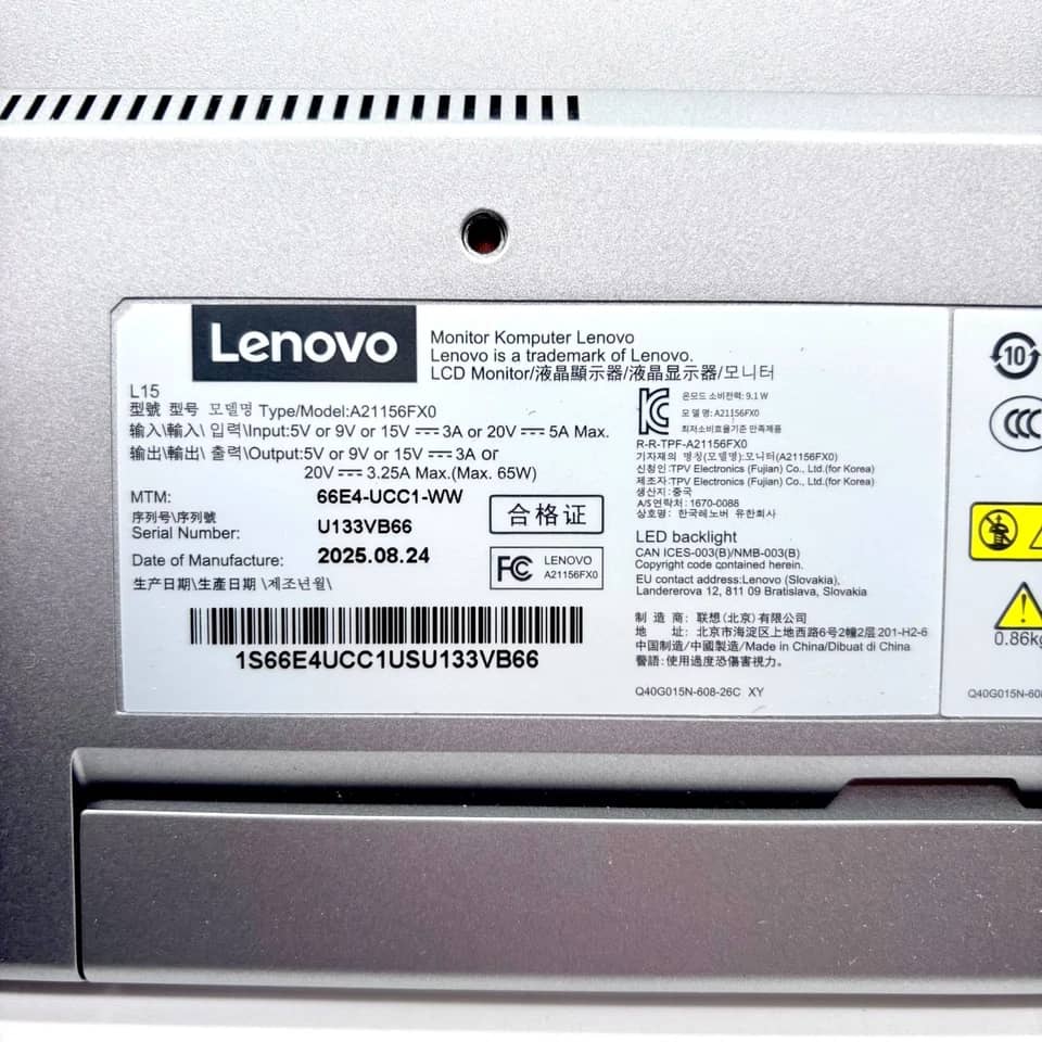 Lenovo L15 Monitors For parts or not working