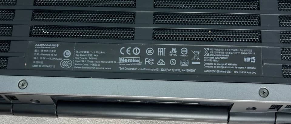 Dell Alienware 15 R2 Computers 1.5TB 32GB Used - Good