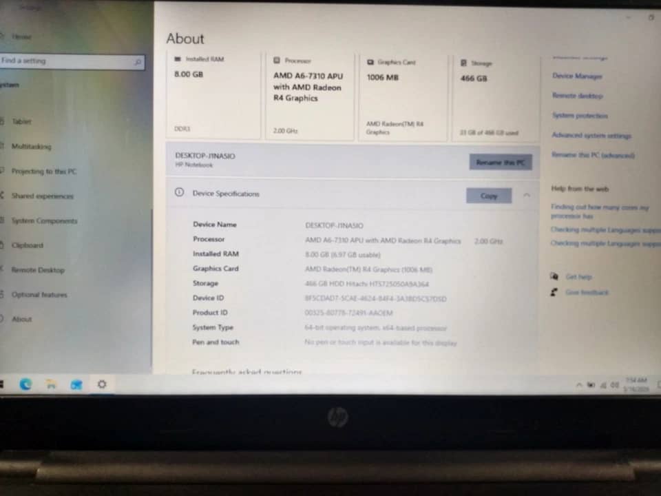 HP 15-ba Computers 500GB 12GB Used - Good