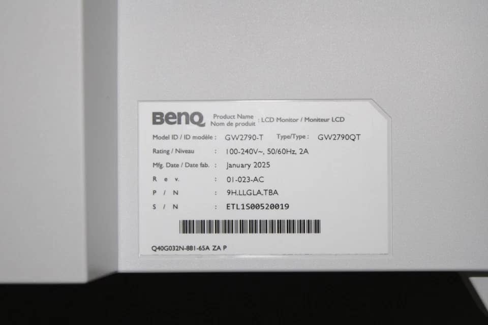 BenQ GW2790QT Monitors White New