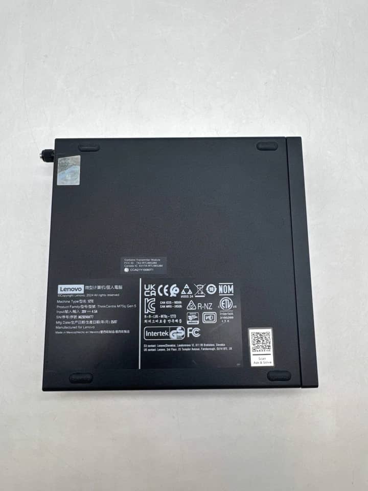Lenovo ThinkCentre M70q Gen 5 Computers 128GB 8GB Open-Box Excellent