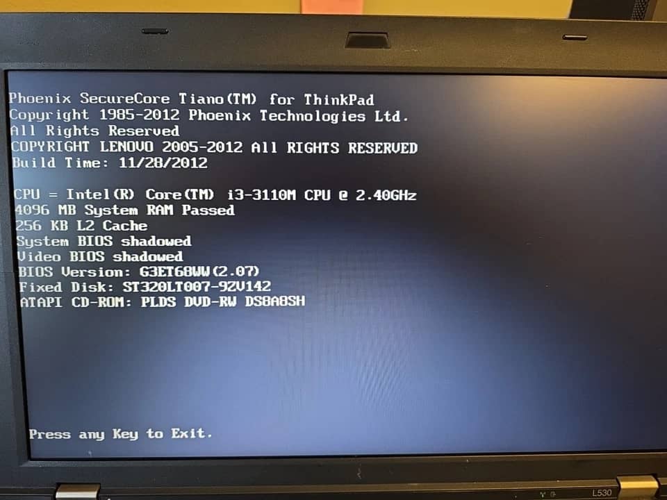 Lenovo ThinkPad L530 Computers 500GB 4GB Used - Good