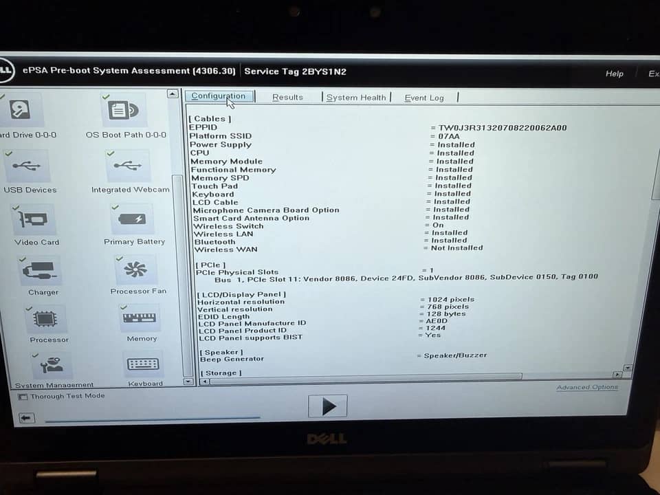 Dell Latitude 5289 Computers 256GB 16GB Used - Good