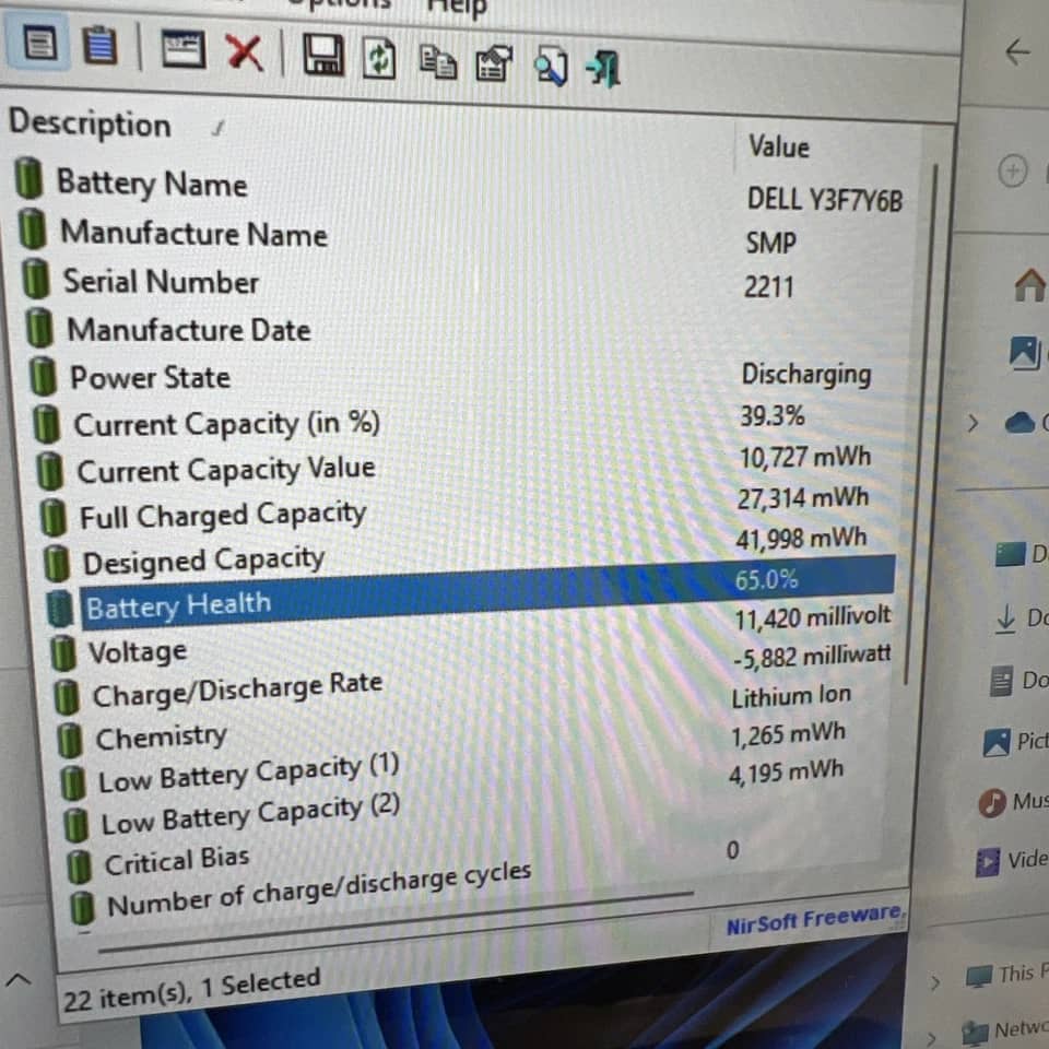 Dell Inspiron 5379 Computers 1TB 8GB For parts or not working