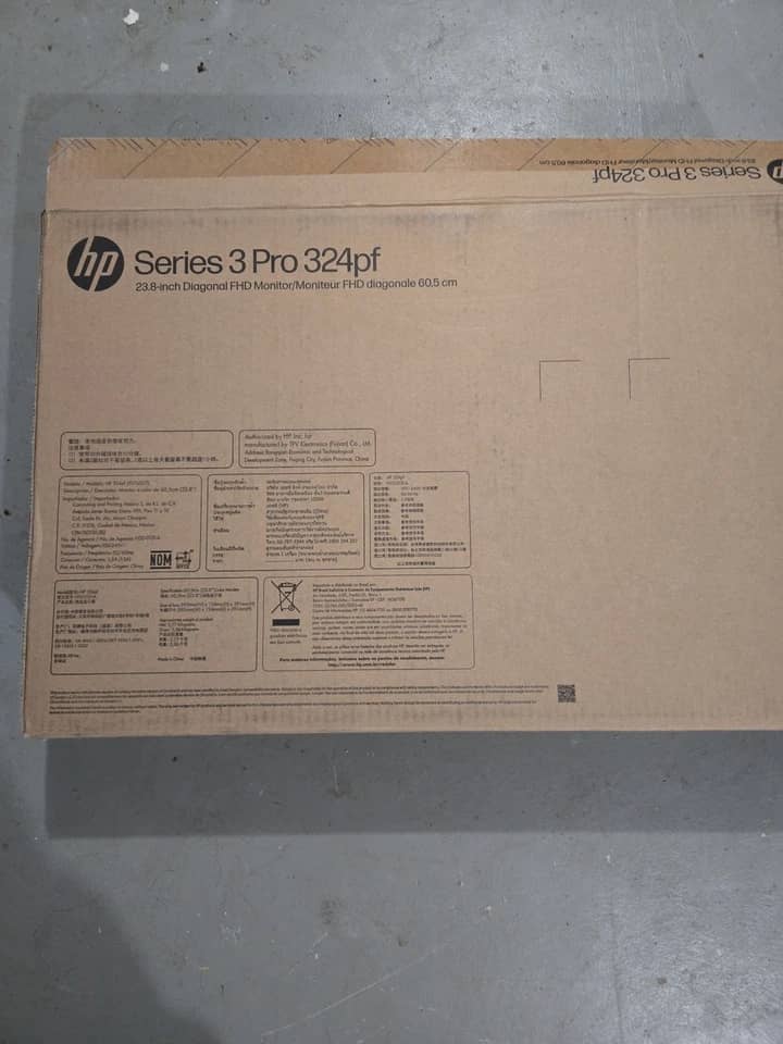 HP 324pf Monitors New