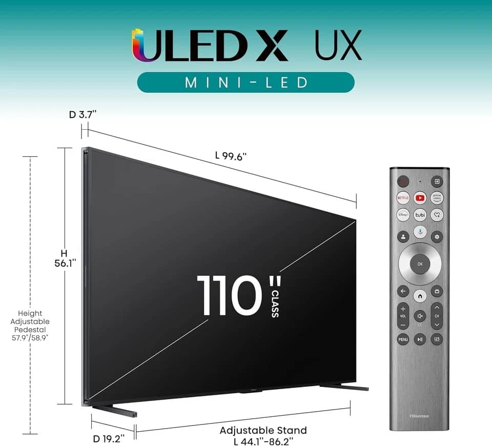 Hisense 110UX TVs Used - Good