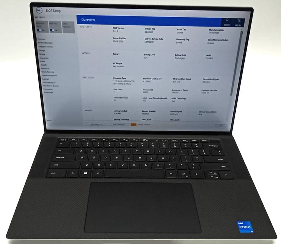 Dell Latitude 9510 Computers 256GB 16GB Refurbished - Excellent
