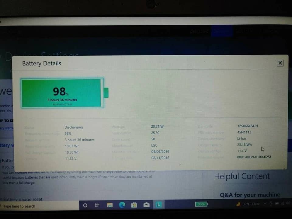 Lenovo ThinkPad X260 Computers 128GB 4GB Used - Good