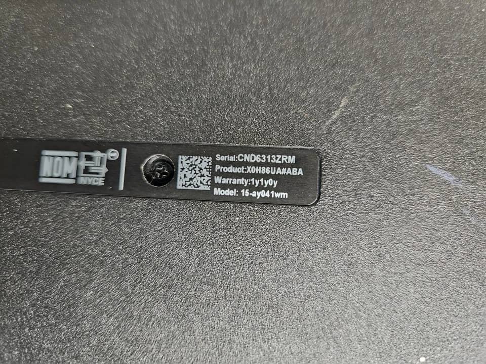 HP 15-ay Computers New