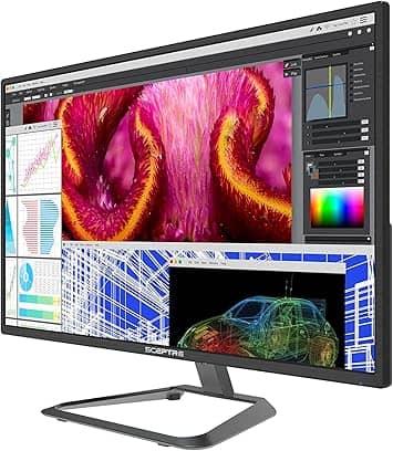 Sceptre U278W Monitors Black New