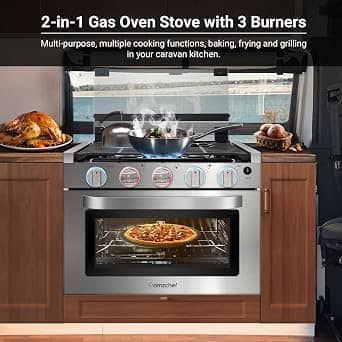 AMZCHEF HCK173-22A1 Gas Ranges New