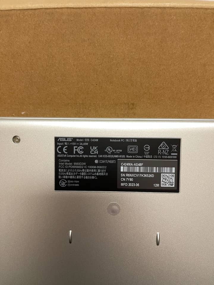 ASUS Chromebook C424M Computers 128GB 4GB Used - Good