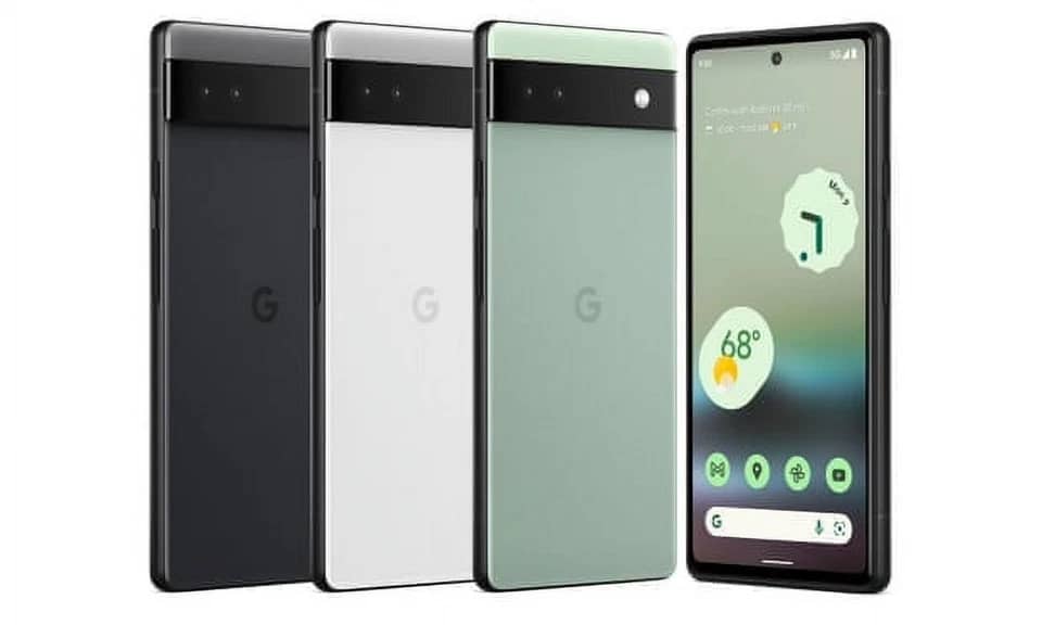 Google Pixel 6 Cell Phones Black 128G AT&T New