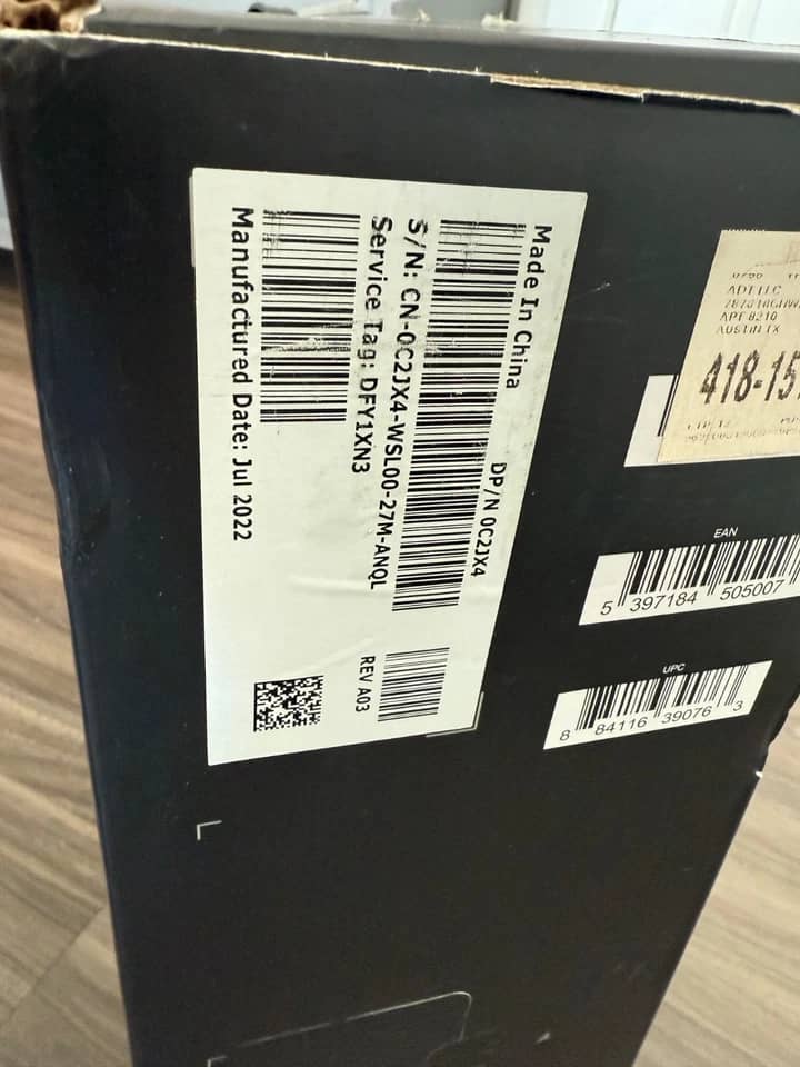 Dell U2724D Monitors Silver New