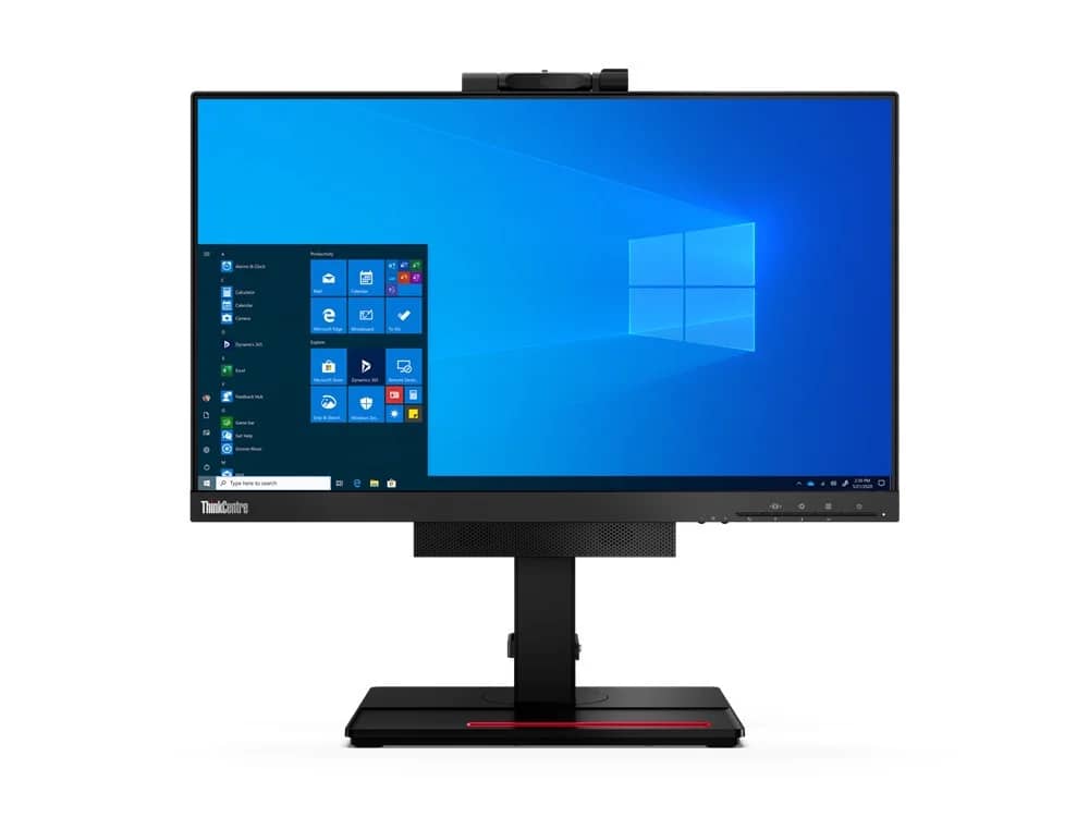 Lenovo ThinkCentre Tiny-In-One 22 Gen 4 Monitors Refurbished - Excellent Black