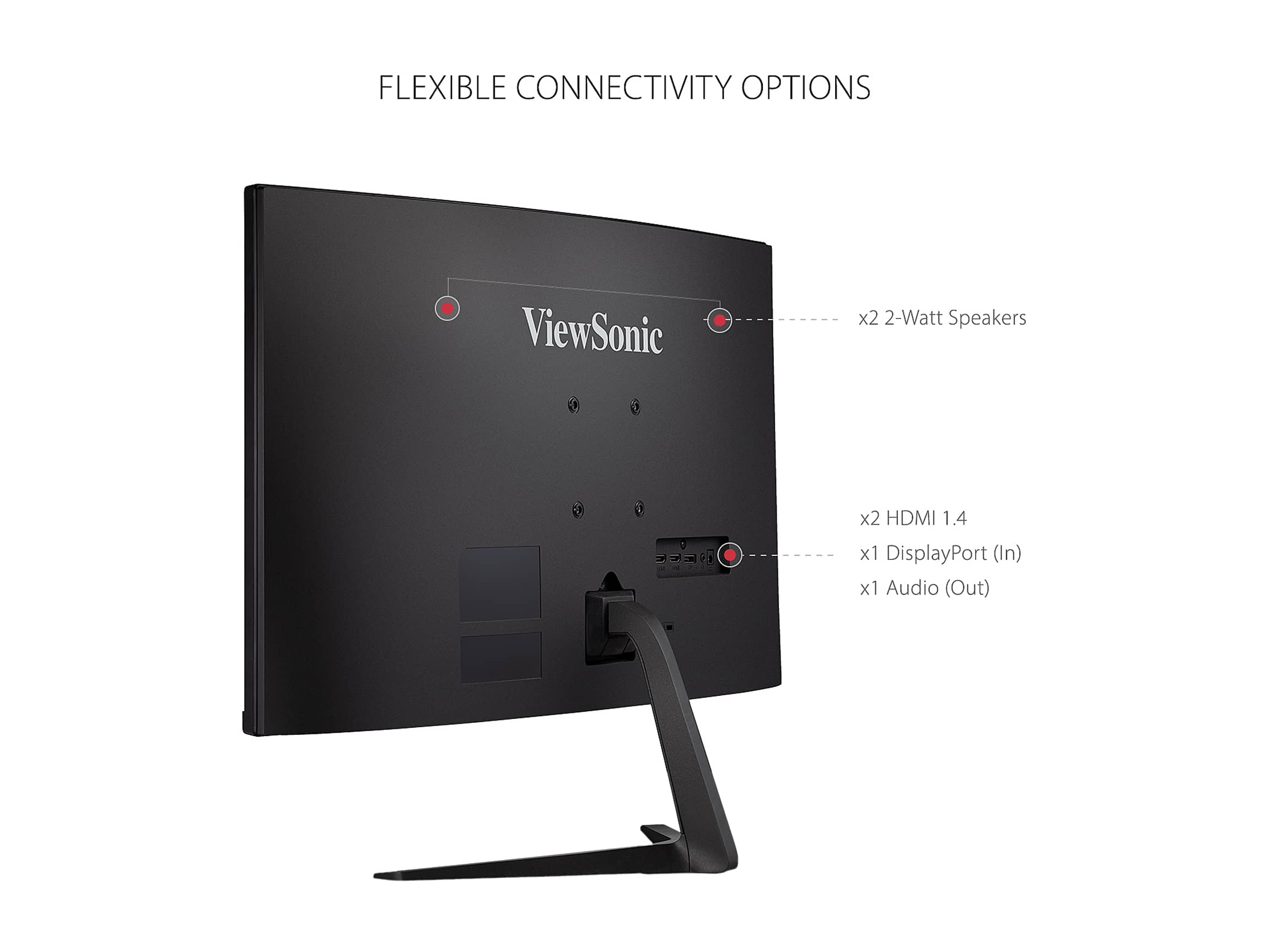 ViewSonic VX3218-PC-MHD Monitors Black New