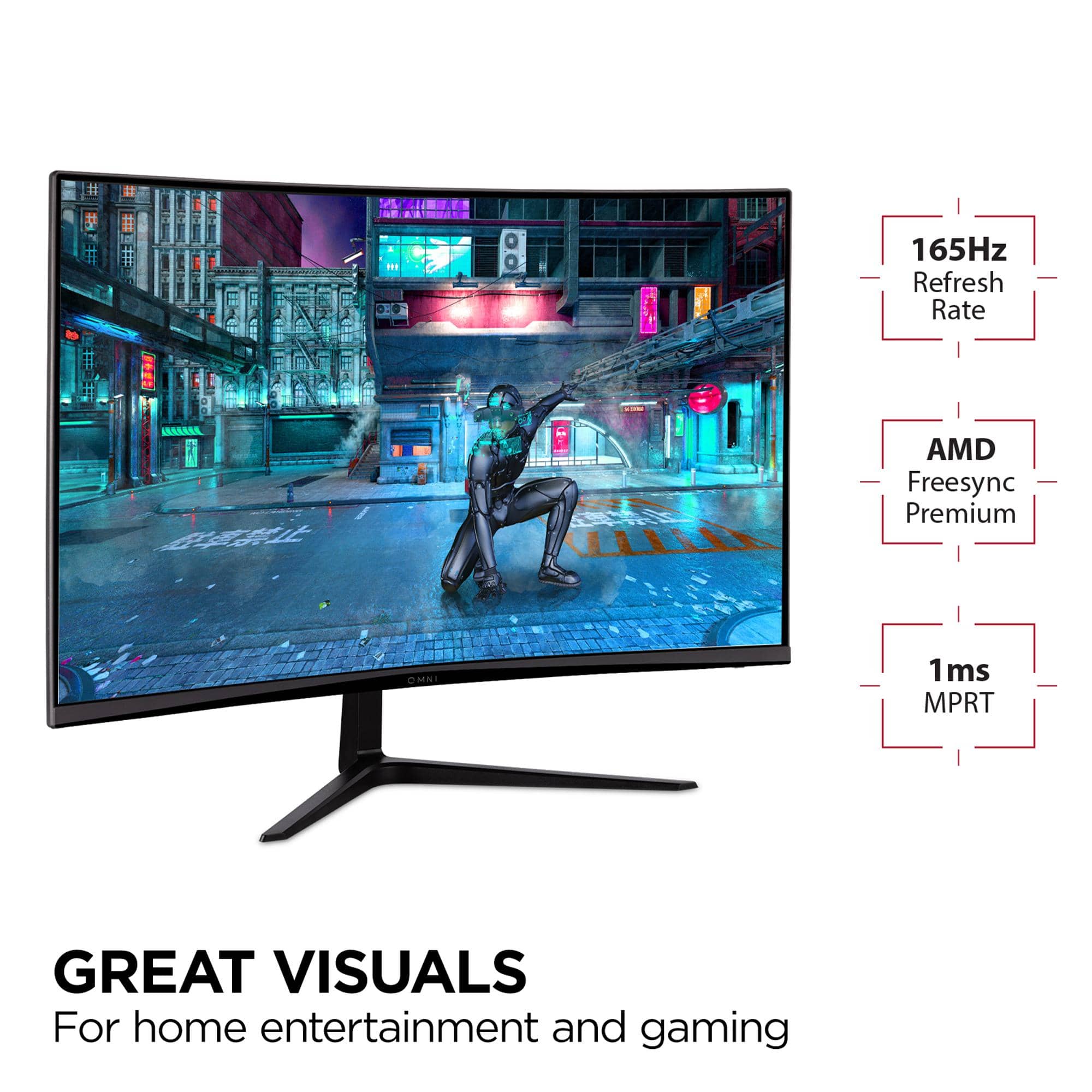 ViewSonic VX3218C-2K Monitors Black New