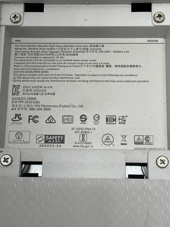 Dell P3223QE Monitors Refurbished - Excellent