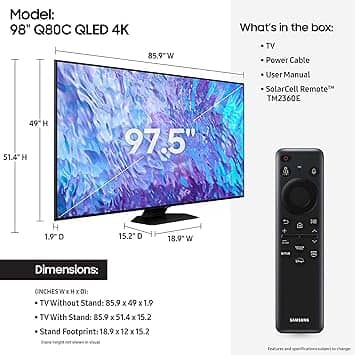 Samsung Q80C TVs 55 inch New