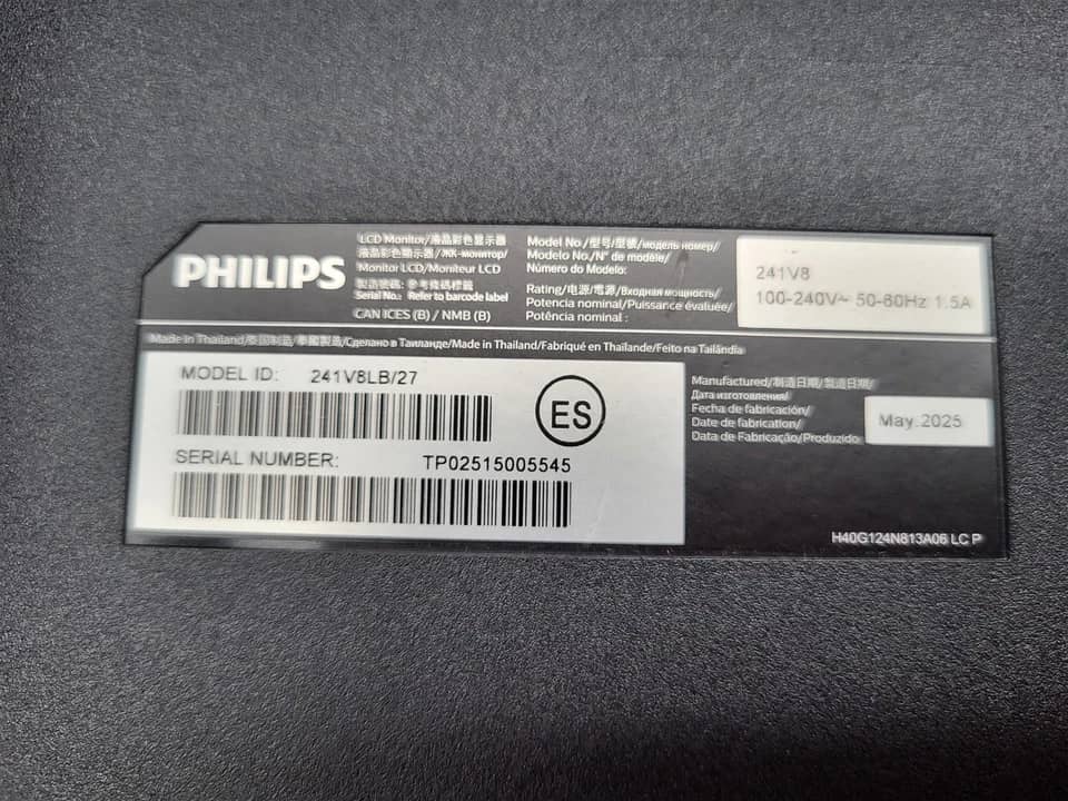 Philips 241V8LB Monitors Black New