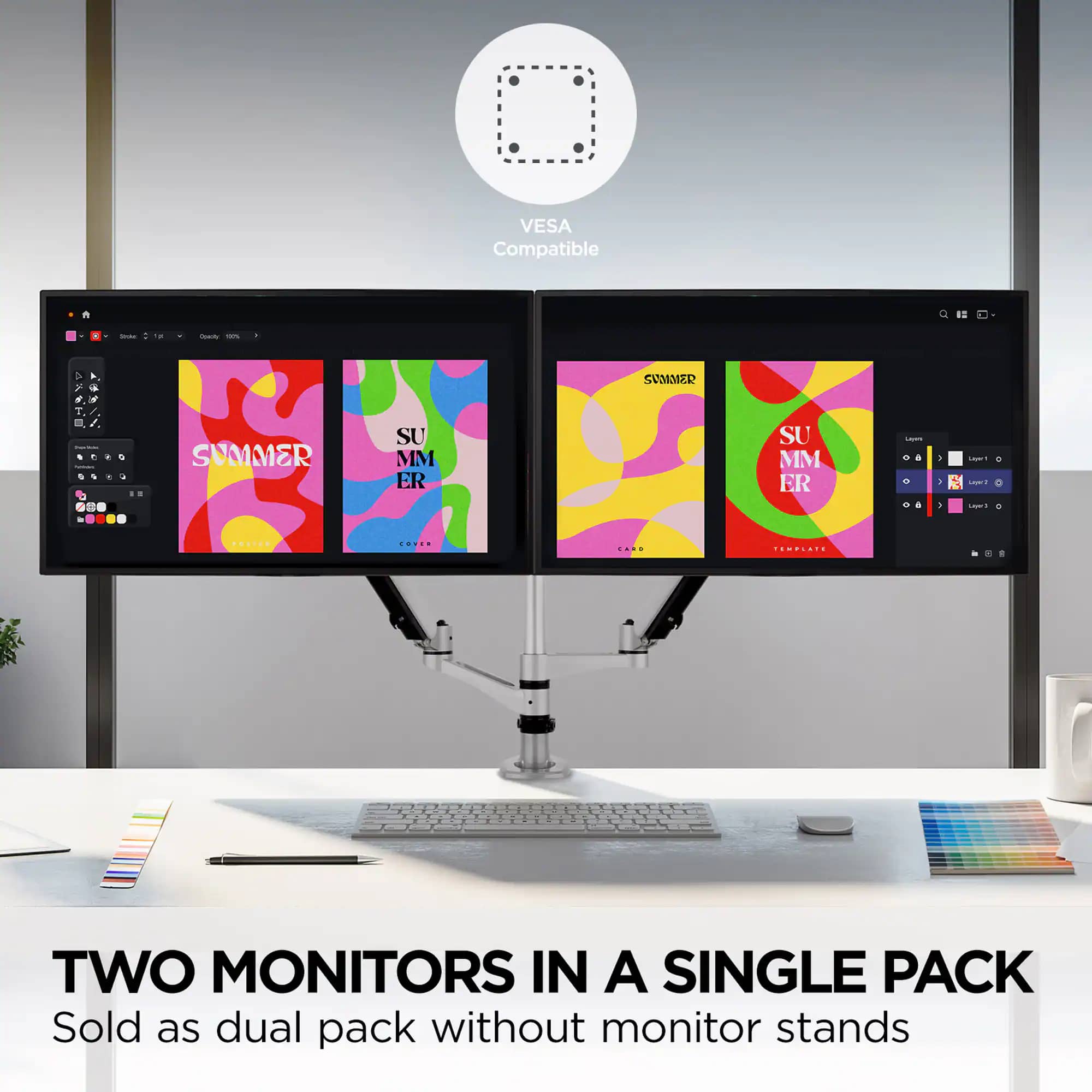ViewSonic VP2468A_H2 Monitors Black New