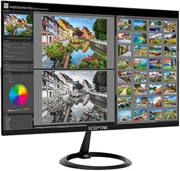 Sceptre E258B Monitors Black New