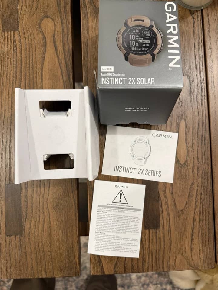Garmin Garmin Instinct 2X Solar Smartwatches Black 28mm New