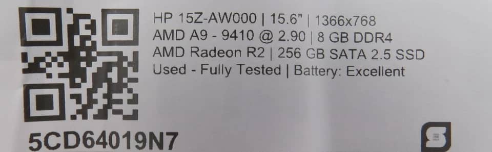 HP 15z-fc Computers 1TB 12GB New