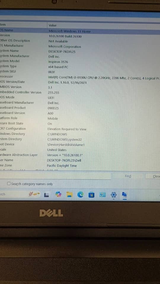 Dell Inspiron 3520 Computers 1000GB 32GB Refurbished - Excellent