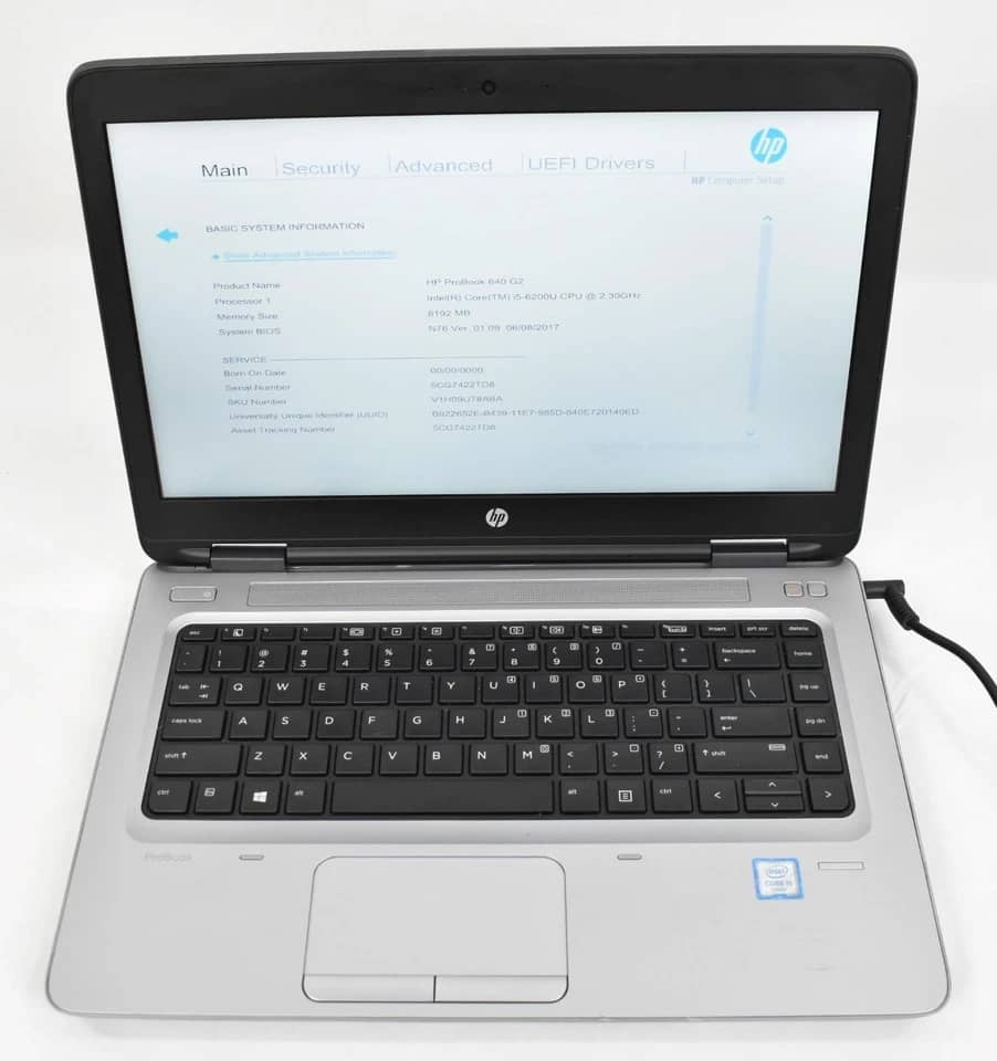 HP 640 G2 Computers 256GB 16GB Refurbished - Excellent