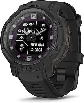 Garmin Instinct Crossover Solar Smartwatches Blue 32mm New