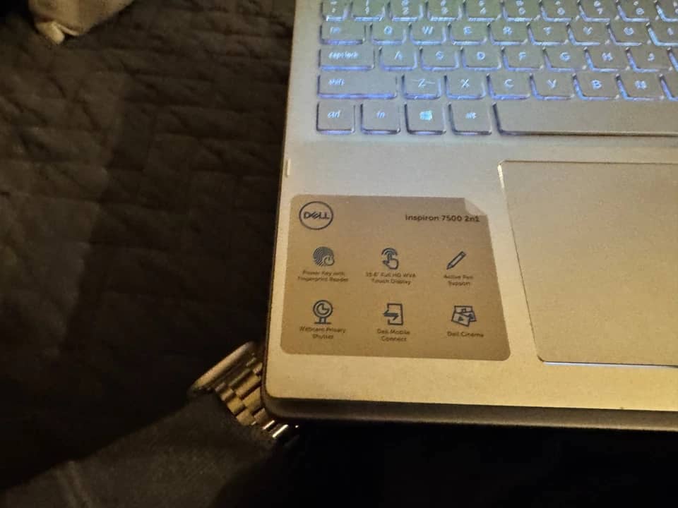 Dell Inspiron 7500 Computers 256GB 16GB Used - Good