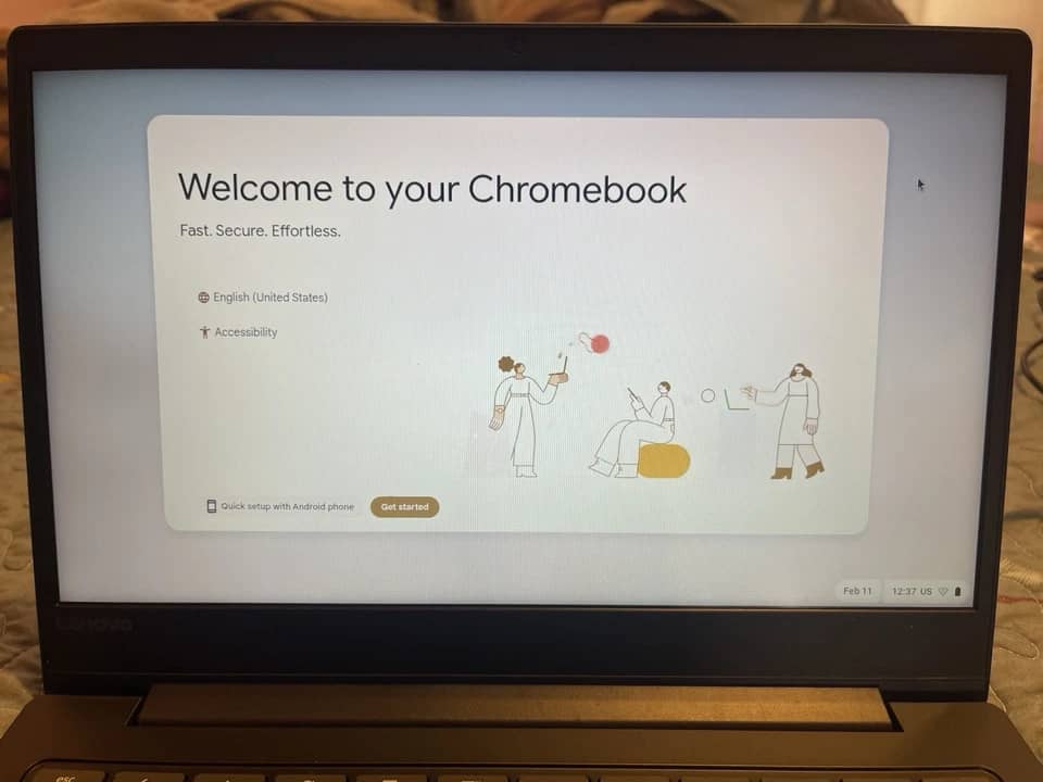 Lenovo IdeaPad Chromebook 3 Computers 32GB 4GB Open-Box Excellent