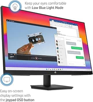 HP V27i G5 Monitors Black Refurbished - Excellent