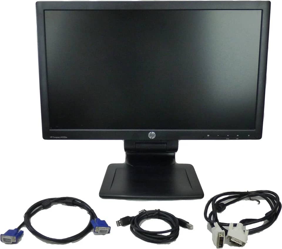 HP HPLA2206x Monitors Black Used - Good