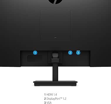 HP V27i G5 Monitors Black Refurbished - Excellent