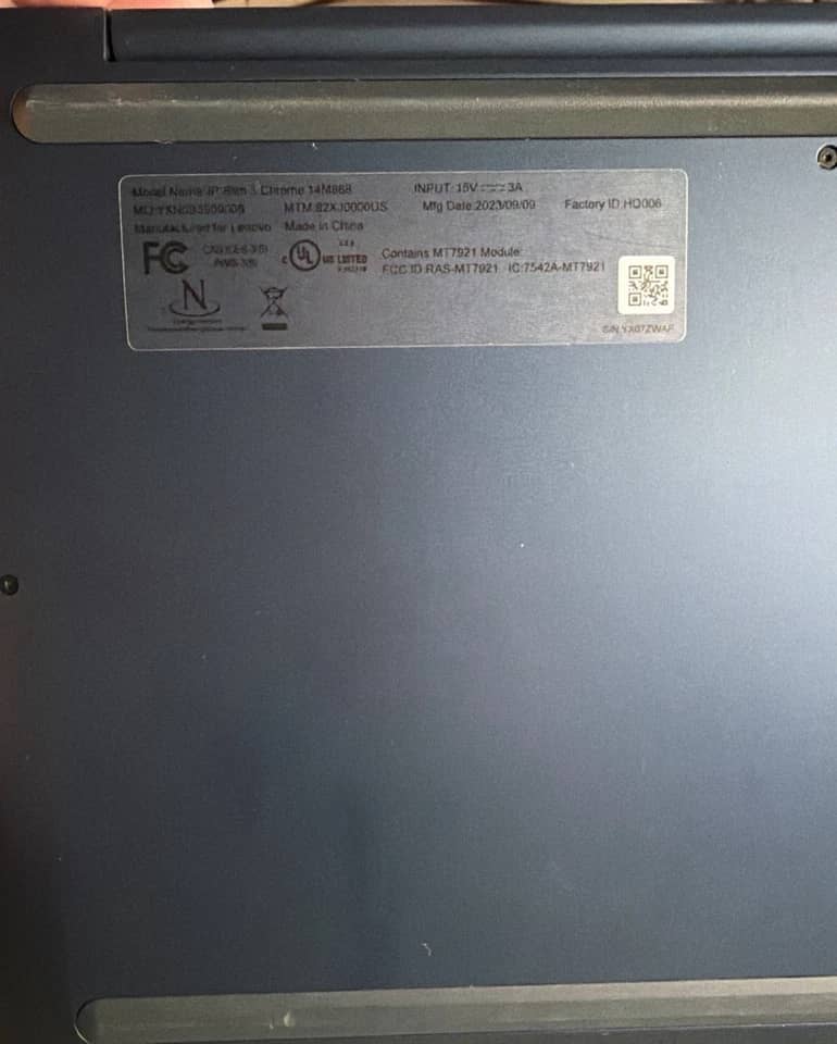 Lenovo IdeaPad Chromebook Computers 64GB 4GB New