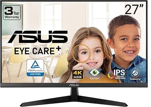 ASUS VY27UQ Monitors For parts or not working