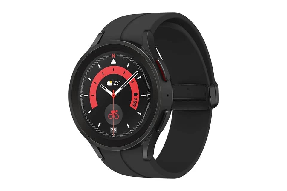 Samsung Galaxy Watch 5 Pro Smartwatches Black Bluetooth For parts or not working